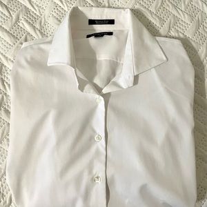 Lands’ End 14 Petite Wrinkle Free Women’s Button-Down Blouse